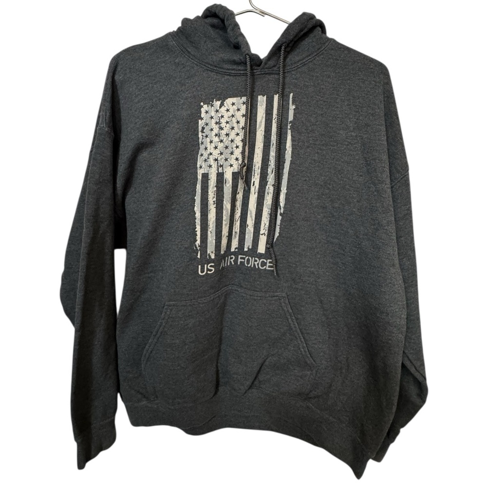 Gildan Charcoal Hoodie with US Air Force Design